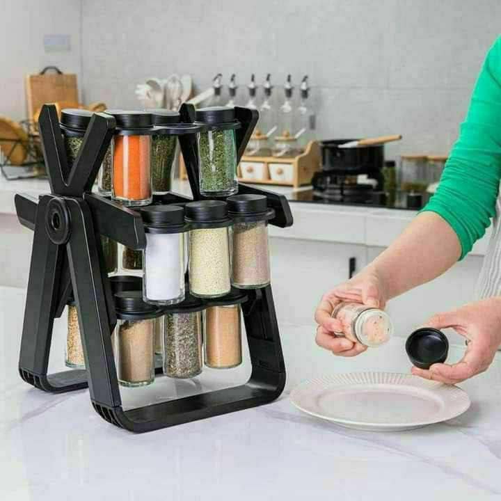 طقم توابل دوار