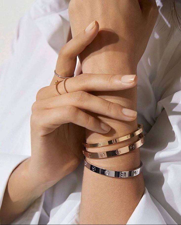 طقم تريبل 3 اسوره كارتير استانلس بيور 316