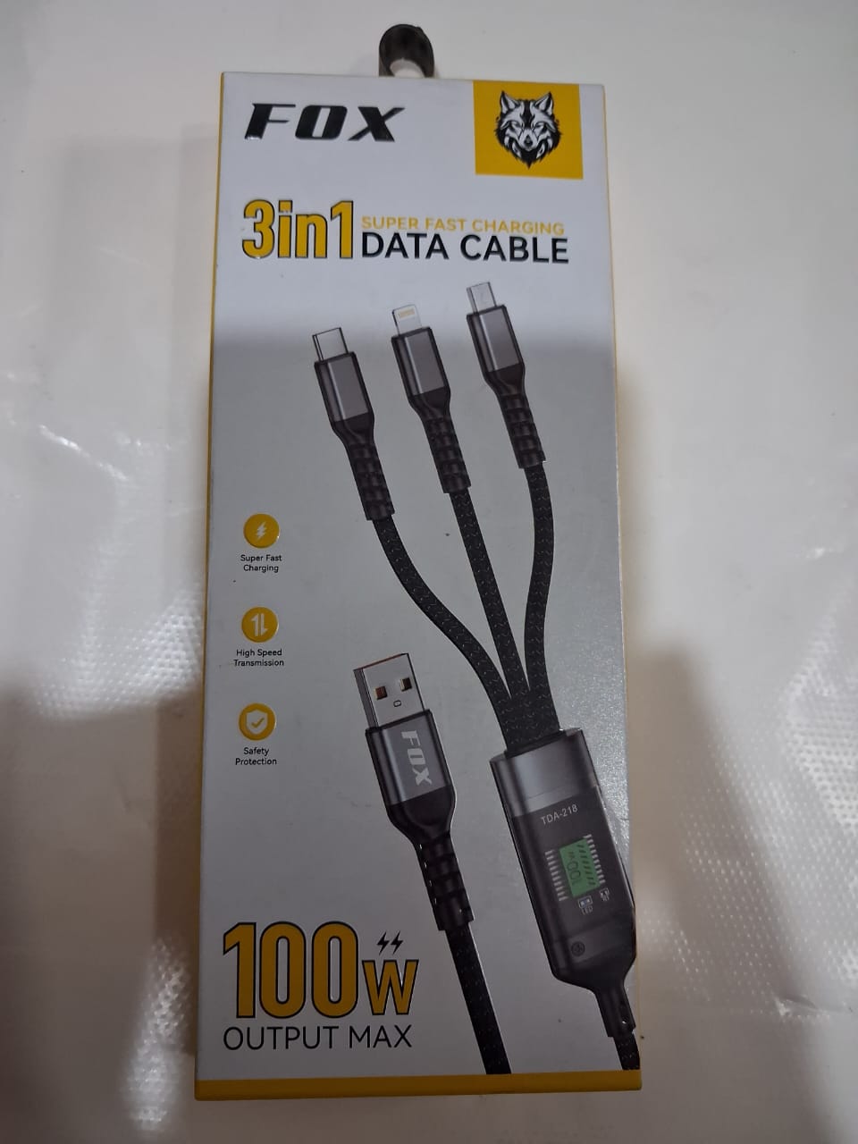 كابل متعدد ميكرو و تايب سي و ايفون 